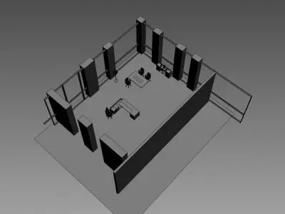 office interior md1299 b03 3D model