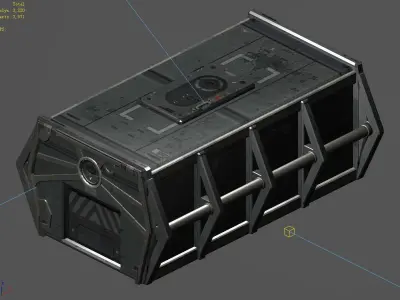 Different dimension - warehouse 02 3D model
