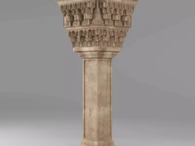 Muqarnas Architectural Set - Vol 10 - 4 Models 3D model