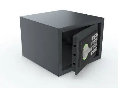 Digital Wall Safe 3D model