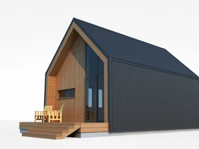 Small Barnhouse 3D model