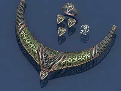 20 PLUS Lightweight Turkey Jewelry Sets CAD Pack   3D print model