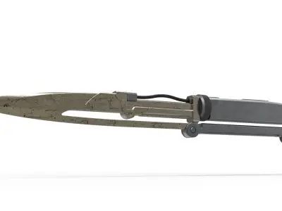 Concept Vibroblade 2 of Mandalorian 3D print model