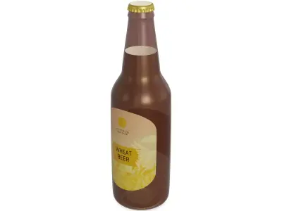 Single Items Wheat Beer 3D model