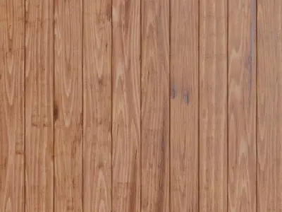 Polished Natural Wood Planks PBR Seamless Texture