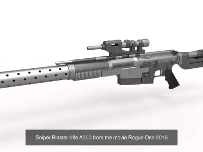 Blaster Set 2016 3D Model Pack