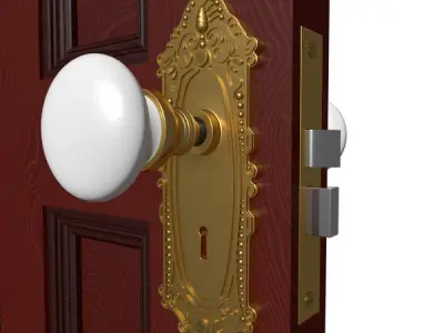 Door Knob 2 3D model