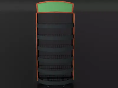 Display Rack  Low-poly 3D model