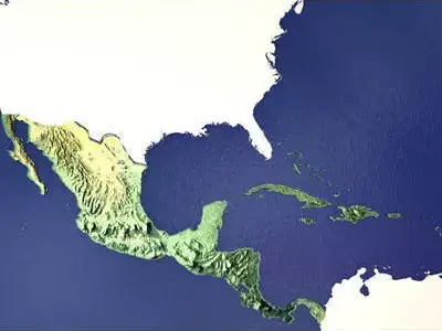 CENTRAL AMERICA 3D model