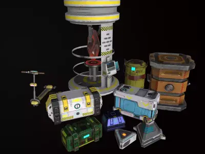 Sci-fi props mega pack 