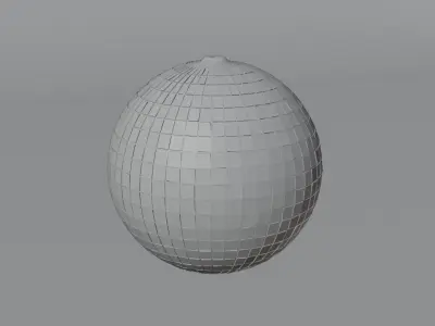 Disco Ball Low-poly 3D model