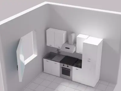 Kitchen Room 3D model
