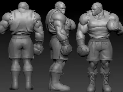 Balrog  or MBison Street Fighter 3D print model