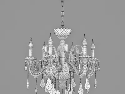 788062 Lusso Osgona Chandelier 3D model