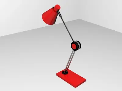 Table Lamp 3d Model Free Free low-poly 3D model