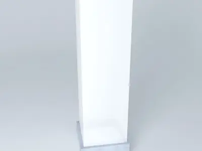 Standing lightbox Free 3D model