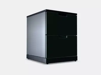 NORDLI Chest of 2 drawers 3 Low-poly 3D model