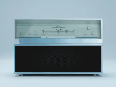 Audio System Low-poly 3D model