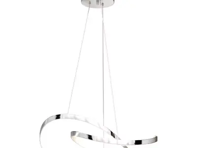 LED pendant chandelier with Ello remote control  3D model