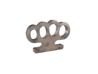 Knuckleduster v1 001 Low-poly 3D model