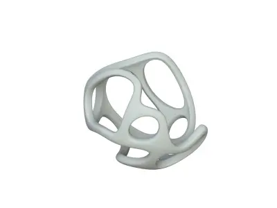 SciFi Cube Object No 41962 Low Poly Shape Texture