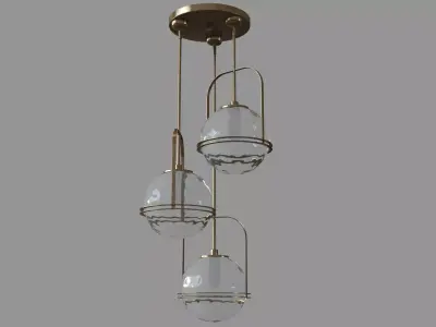 Mimac 3 Lt Cluster Pendant 3D model