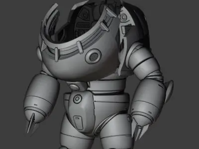Armored suit zgok ma-k 3D print model