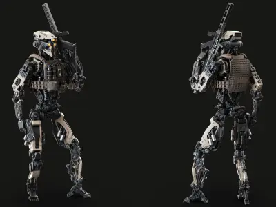 Sci-Fi Hard Surface Mechanical KITBASH 405 DETAILS 3D model