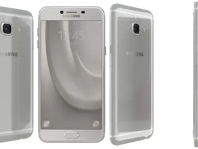 Samsung Galaxy C5 Silver 3D model