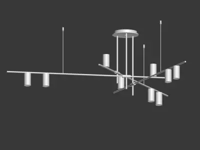 Bokt Contemporary Minimalist 9 Light  3D model