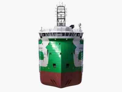  Ulstein PX105 Bourbon Front Platform Supply Vessel 
