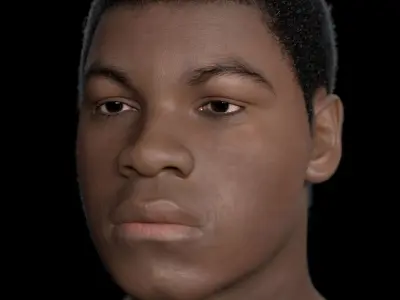 Finn Star Wars character 3D model