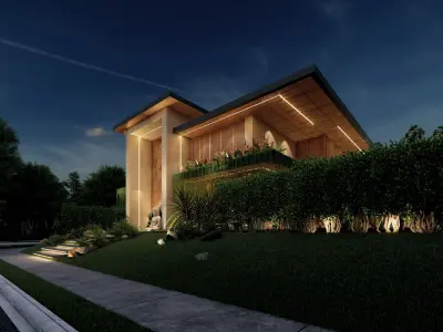 VILLA modern house 3D model 3D model