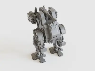 Gothic Sci Fi Walker 3D print model