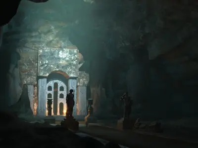 Ancient gates 3D model