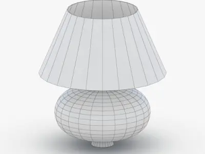 1362 - Table Lamp Low-poly 3D model