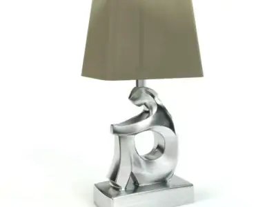 Modern Nightstand Lamp 3D model