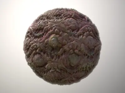 Material Skin Monster 36 Seamless PBR Texture Texture