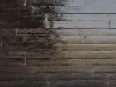 Antique Weathered Redwood Horizontal Siding PBR Seamless Texture