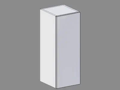 Kitchen Upper Cabinet 30 cm Low-poly 3D model