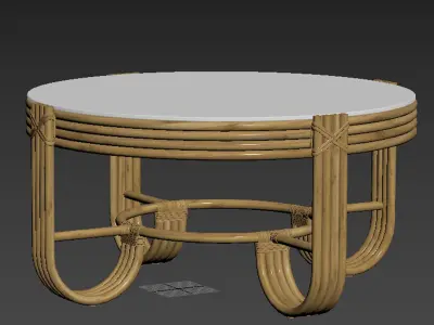 Pretzel Round Coffee Table 3D model