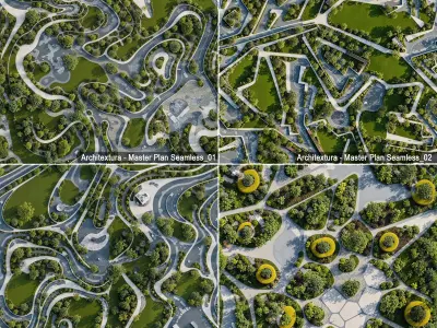 Architextura Master Plan Seamless Vol 1 3D model