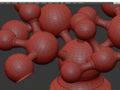 Delightfull Atomic Low-poly 3D model