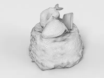 Cake Collection 3 strawberry dessert 3D model