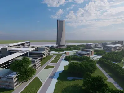 city- urban 3D model purchase