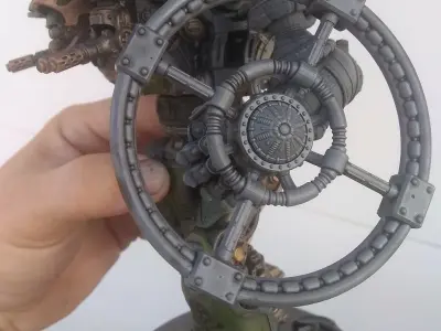 SUTURUS PATTERN POWER SHIELDS FOR MECHS AND KNIGHTS 3D print model