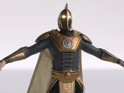 Doctor Fate 3D asset - Rigged - Injustice 3D model