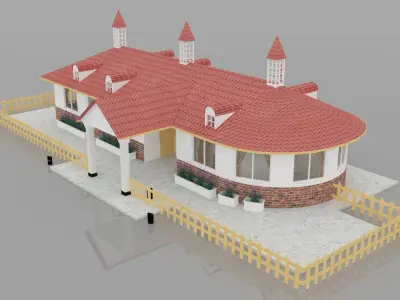 Golf club Vice city 3D model