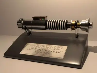 Luke Skywalker Lightsaber Return Of The Jedi Low-poly 3D model