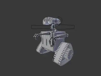 RIGGED Wall-E 3D model
